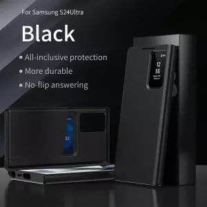 S-뷰 플립 스마트 디스플레이 갤럭시 정품 삼성 S26 S25 울트라 S24 FE S23 S22 A55 LED 투명 윈도우 폰