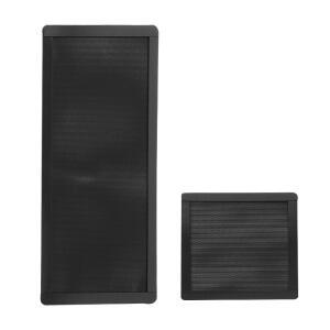 2팩 PC 섀시 냉각 먼지 필터 자석식 네트 가드 팬 커버 방진망 12*24CM/12*12CM 컴퓨터용