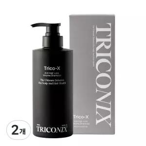 트리코닉스 트리코엑스 볼륨 샴푸, 500ml, 2개