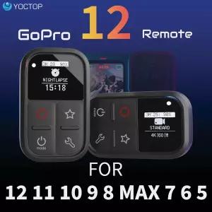 GoPro 12 11 10 9 8 Max 7Black 6 5용 리모컨Hero11 Hero12 Gopro 10용 OLED 화면 및 색상 표시기 리모컨