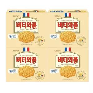 크라운 버터와플 위드 이즈니 158gx4개