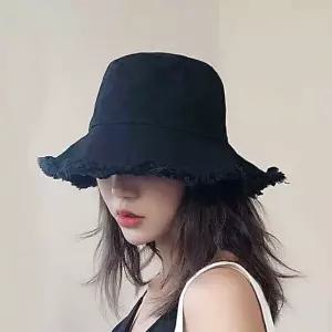 단돈갓템 여성 빈티지 벙거지 모자 등산 야외활동 버킷햇