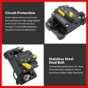 60A-100A 120A 150A 자동차 회로 차단기 250A 퓨즈 재설정 보호기 12-48V RV 보트 요트 커넥터 방수