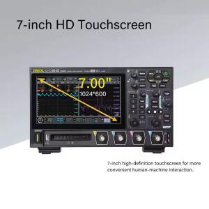 RIGOL DHO914/DHO924-S 오실로스코프: 4채널, 125/250MHz, 25Mpts, 자동차 전자 프로토콜 디코더 및 보드