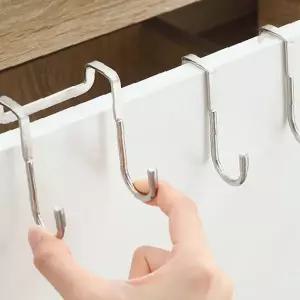 싱크대 문짝 도어 걸이 고리 후크 주방 욕실 수납 행거 거치 보관 주방용품 행주