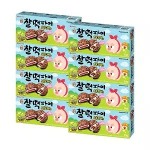메이플스토리 X 명가 찰떡파이 돼지바맛 150g x8개