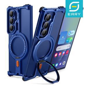 삼성 호환 갤럭시 호환 Z 폴드 7용 Eary 프레임리스 케이스 (Magsafe 360 지원) ° 회전식 스탠드 자석 무