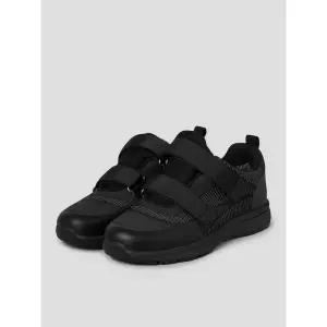 [SCHOLL] (UNISEX) 경량 아웃솔 벨크로 스니커즈 블랙 (HH44K3S165)