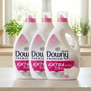 다우니 실내건조 프레시 세탁세제 2.7L 용기 일반/드럼 겸용 3개