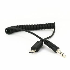 2.5 3.5-멀티 USB 원격 셔터 릴리즈 연결 케이블 Sony A7 II A6600 RX100 as S2