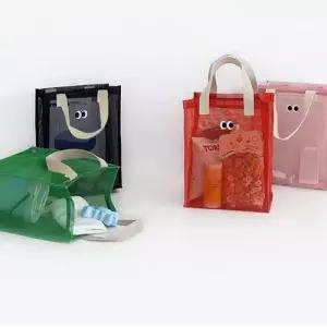 메쉬 해변 비치백 숄더백 330MM KIDS EYE 목욕가방 WFOBJA7