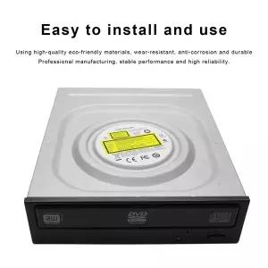 LJIAL 내장형 24x SATA DVD RW 버너 드라이브 데스크탑 PC 게임 콘솔PS5/PS4 홈 시어터 시스템용