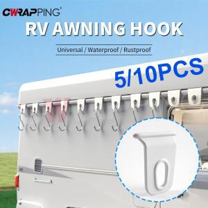 어닝심지 510PCS RV 천막 캠핑 금속 캠핑카 야외 라이트 캐러밴 모자 파티 행거