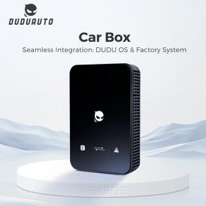 DUDUAUTO 퀄컴 6350 카 박스 플러그 앤 플레이, CarPlay 및 안드로이드 오토 지원, 8G+128G 통합, DUDU OS