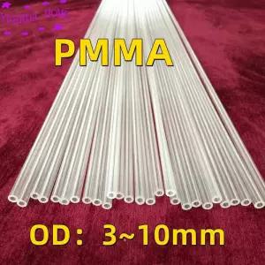 아크릴파이프 투명 아크릴관 3mm 4mm 5mm 6mm 8mm 10mm OD 플렉시 유리 튜브 유기 루사이트 PMMA 파이프 아