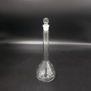 마개가 있는 부피 플라스크 5mL/10mL/25mL/50mL/100mL/200mL/250mL/500mL/1000mL/2000mL/5000mL  측정 병
