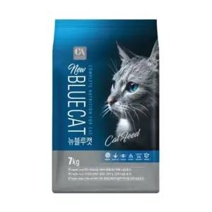 고품질 고양이사료 CA코리아 뉴 블루캣 7kg 전연령 고양이용품 캣사료 (WC08C2B)