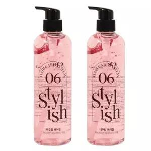 고품질 백합 달콤한 플로럴향취 자연스러운 헤어젤 500ml 2개 (WC6E4F0)
