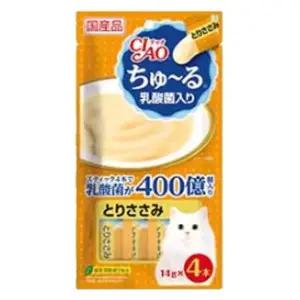 고양이 챠오츄르 유산균 닭고기 4개입 1P 습식 간식 야옹이간식 (WDCD674)