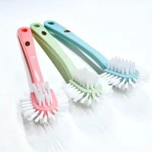 고품질 양면 운동화 세탁 솔 욕실 바닥 틈새 세척솔 운동화솔 청소솔 (WE7898F)