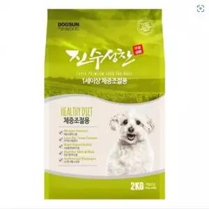 고품질 1세이상 저지방 저칼로리 체중조절용 강아지사료 2kg (WE80191)