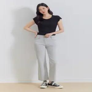 핏센 빈티지 세미와이드 데님 팬츠 LOPTQ403_LG
