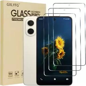 TCL Nxtaper 70 Pro 긁힘 방지 기포 없음 9H 경도와 호환되는 GXLYFG 3팩 강화 유리 스크린 프로텍터