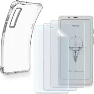 Onyx Boox Palma 2 PET 스크린 보호 필름 고해상도 및 소프트 클리어 TPU 케이스에 호환되는 HUADU 전자책