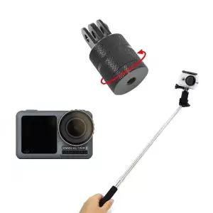 알루미늄 360도 회전 마운트 1/4 나사 홀 dji 오즈모 액션 캠 (W3F03C9)