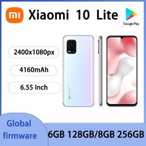 샤오미 10 라이트 5G 글로벌 버전 MIUI 11 스마트폰 2400x1080px 4160mAh 스냅드래곤 765G 33W 128GB 256GB