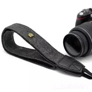 고품질 DSLR 카메라 어깨 목 넥 스트랩 끈 줄 목걸이 블랙 촬영 (W5504CC)