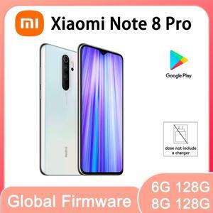 샤오미 레드미 노트 8 프로 6.53인치 64MP 쿼드 카메라 4500mAh 배터리 글로벌 버전 듀얼심 언락 중고폰 (