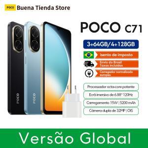Xiaomi POCO C71 4GB RAM 128GB ROM 6,67 15W 32MP 5200 mAh 배터리 글로벌 버전 15W 스마트폰