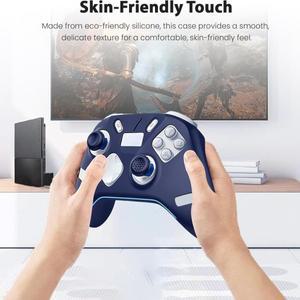 Flydigi Apex 5 게임 컨트롤러용 4개의 조이스틱 캡이 있는 안티  프로텍터 커버 APEX 실리콘 보호