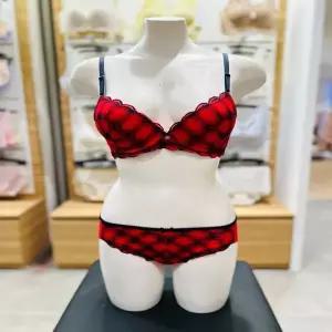 [보디가드]예스 레드체크 풀컵브라 햄팬티 셋트 YSWBBA01 YSWPBA01