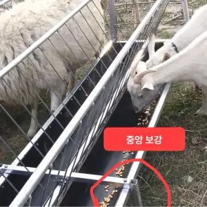 염소 먹이통 가축 사료통 여물 급여기 급식통 농장 길이 1m