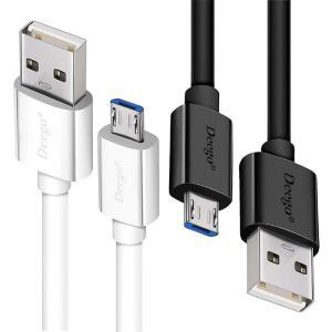 eAj DEEGO 마이크로 USB 케이블, 2팩 엑스트라 롱 안드로이드 충전기 케이블 10피트 6피트, 충전기 코드 고속 안드로이드 USB 충전 케이블, 삼성 갤럭시 S7 엣지 S6 S5 등과 호환