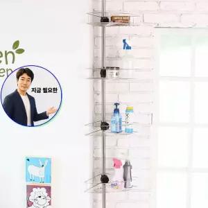 쌍문상회 지금 필요한 선반 클램프고정코너선반 4단
