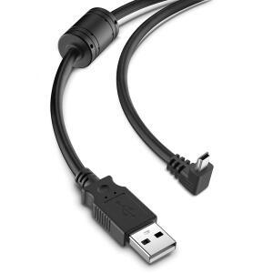 eAj 가민 GPS용 픽셀맨 충전 케이블, (6.5피트 18AWG) 가민 누비 GPS용 두꺼운 전원 코드 차폐, 90도 미니 USB 충전 케이블, 드라이브스마트 65 주모 Xt용 자동차 충전 케이블