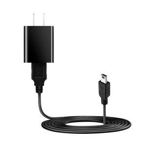 eAj 가민 드라이브 스마트 Nuvi GPS 40 42LM 44 52LM 54LM 55 56 57LM 58 65LM 66 68LM 205w 250 255w 256w, 스피커, 휴대폰, MP3, 카메라, 대시캠용 5V 월 고속 충전기 및 5FT 미니 USB 충전 케이블 전원 코드