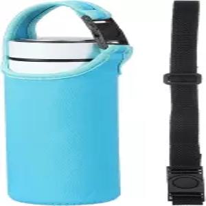 ucell 2pcs 네오프렌 물병 슬리브 15520온스 단열 캐리어 가방 접이식 음료수 병 커버 홀더 스트랩 2개