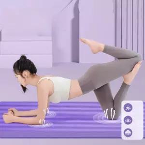 복주머니 샌드워크 요가 매트, 미끄럼 방지, 넓은 폭, 여성용, 스포츠 및 피트니스