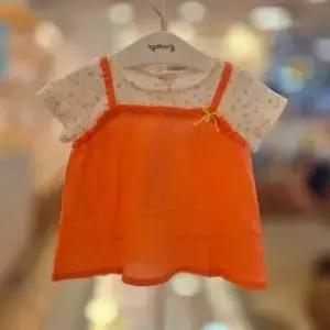 아가방 소피 레이어드 반팔 티셔츠 01S331054