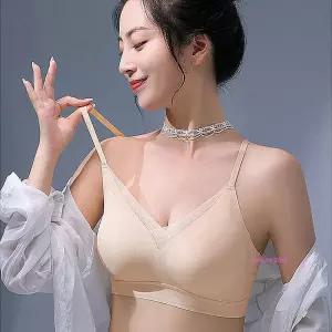 심리스브라 여름 노와이어 브라탑 브라렛 시원한 편한 와이어없는 속옷 브래지어 얇은uvw518
