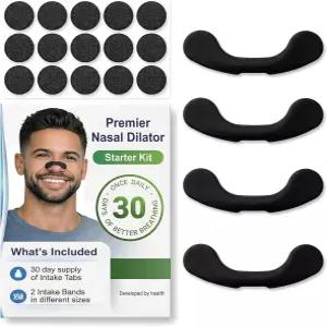 코골이를 위한 코 스트립 강력한 수면 개선 및 스포츠를 블랙 30PCS