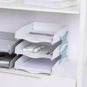 서류수납 네오트레이3단 아이보리 A4정리대