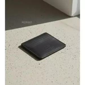 비즈빔 26SS LEATHER CARD CASE (0126103003020 BLACK) (레더 카드지갑)