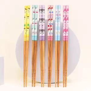 이유식용품 산리오캐릭터즈 젓가락 대나무 6PK