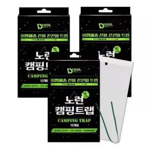 걸이형 다용도 노런 캠핑 끈끈이 트랩 10매x3개