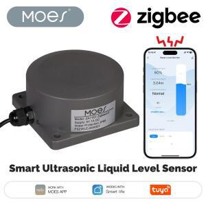 ZigBee 초음파 액체 레벨 워터 탱크 모니터 센서 IP65 방수 무선 (스마트 홈용)